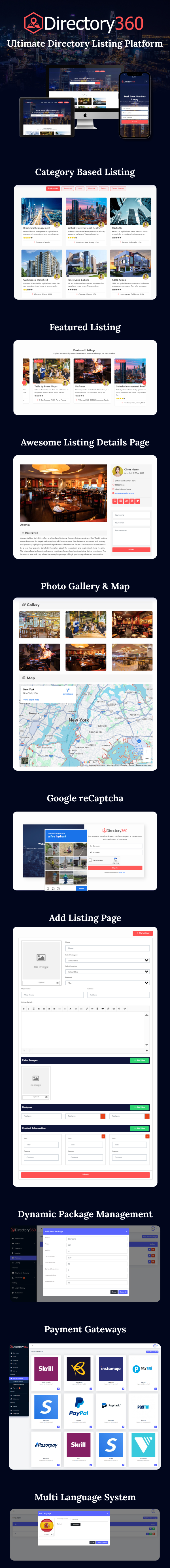 Directory360 - Directory Listing Platform - 1